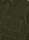Olive Wool Fleece Uniform Jacket