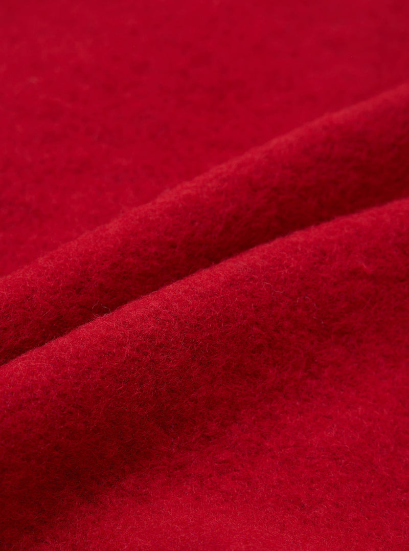 Scarlet Wool Fleece Uniform Jacket