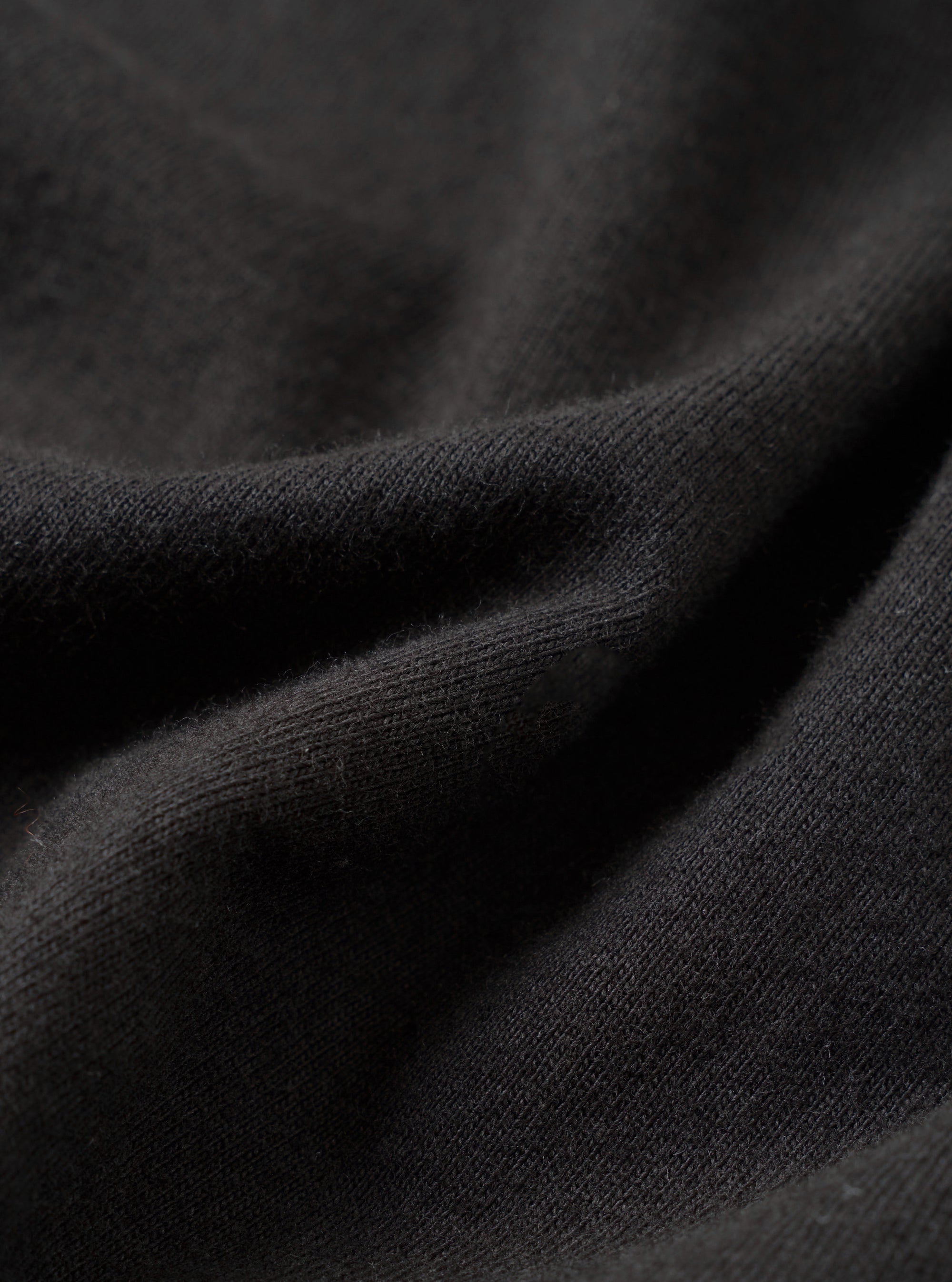 Black Single Jersey L/S Core Pocket Tee
