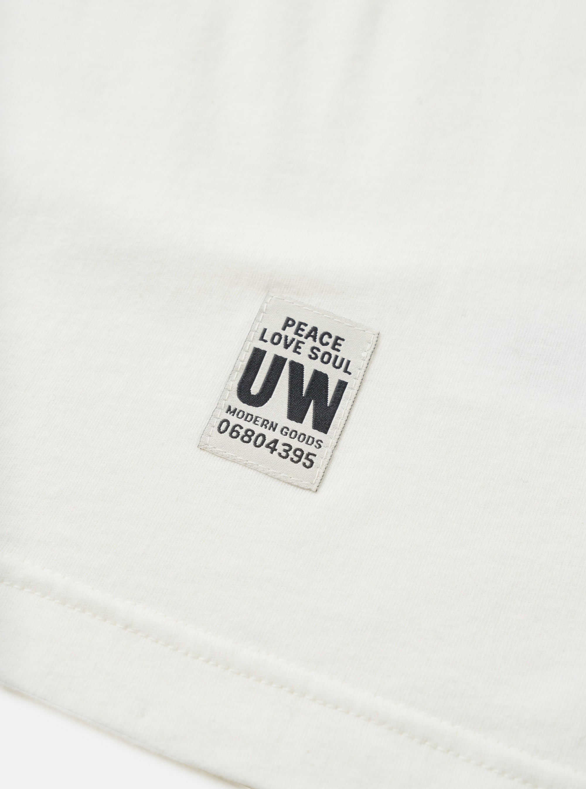 Ecru Single Jersey L/S Core Pocket Tee