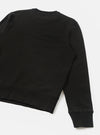 Black Brush Back Sweat Core Sweatshirt