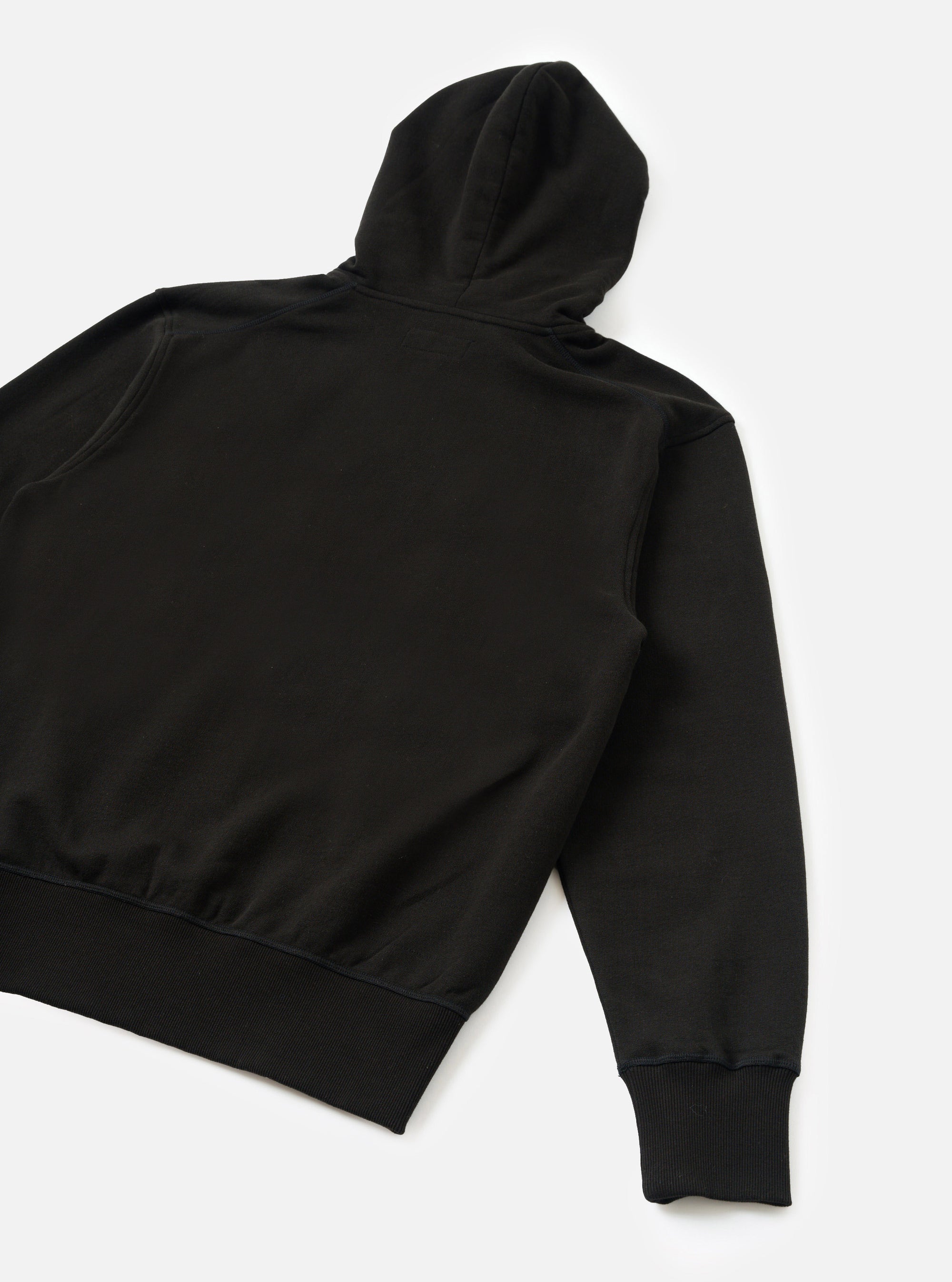 Black Brush Back Sweat Core Hoody