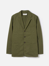 Olive Green Twill London Jacket
