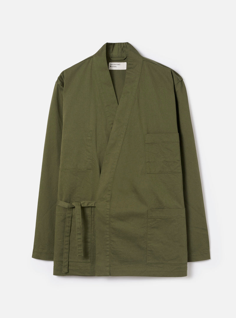Olive Green Twill Kyoto Work Jacket