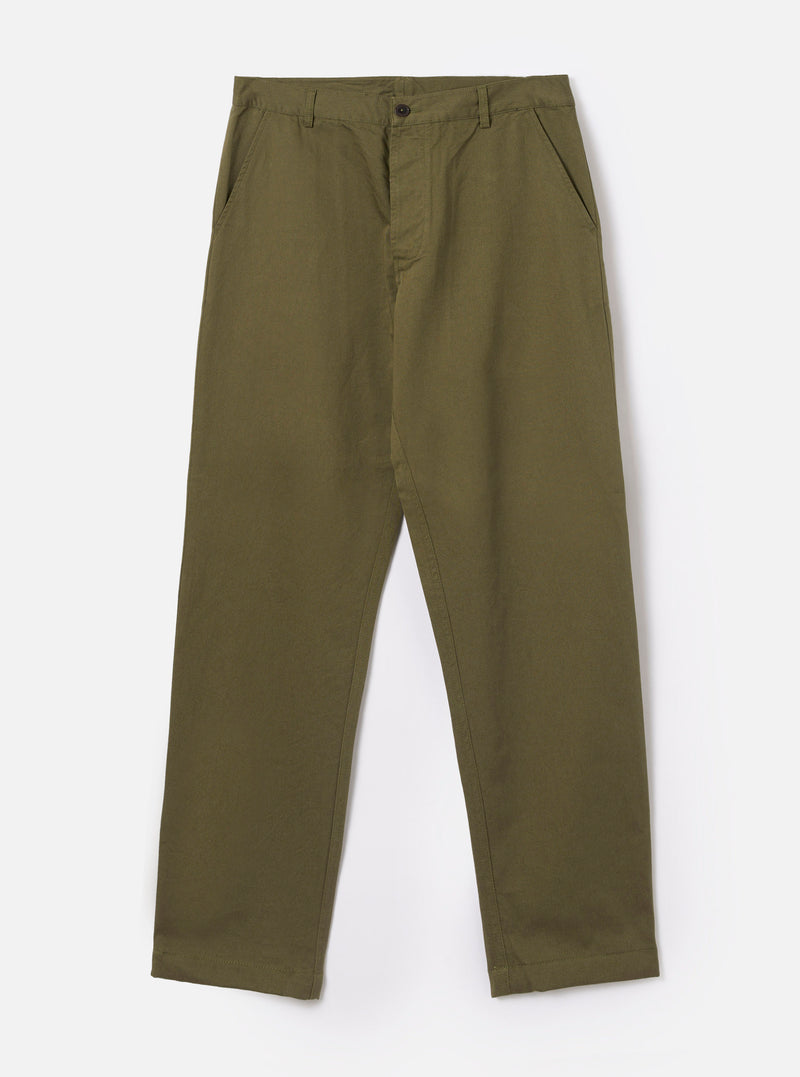 Light Olive Twill Military Chino