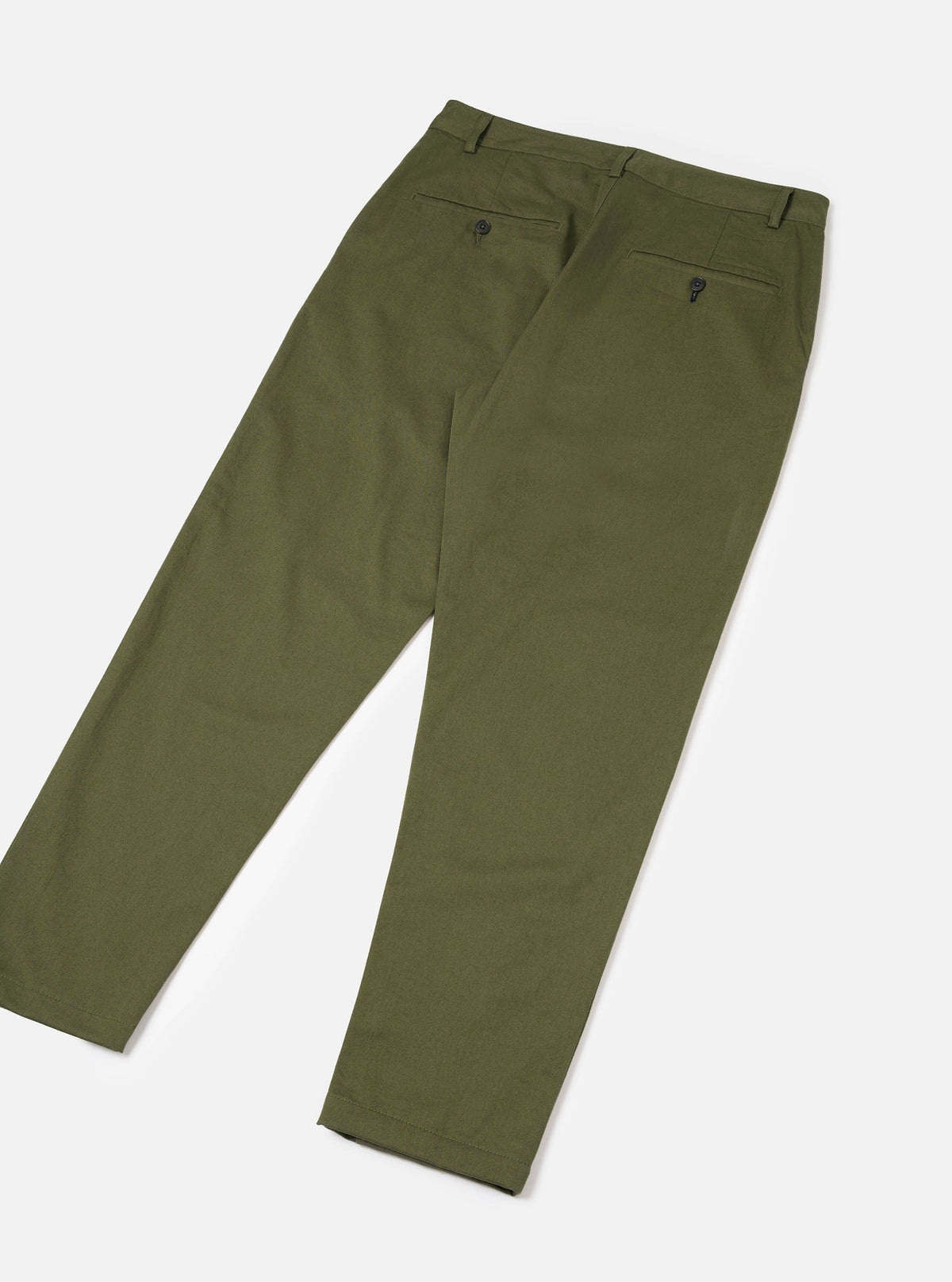 Olive Green Twill Military Chino