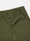 Olive Green Twill Curved Pant