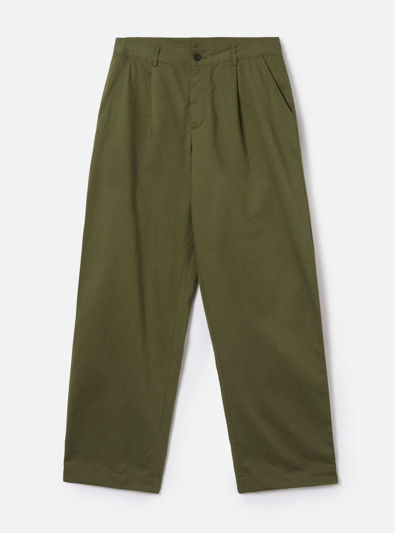 Olive Green Twill Duke Pant