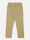 Back view of the Sand Twill Aston Pant laid flat on a white background. The pants are a light tan color and appear to be made of a soft twill fabric.