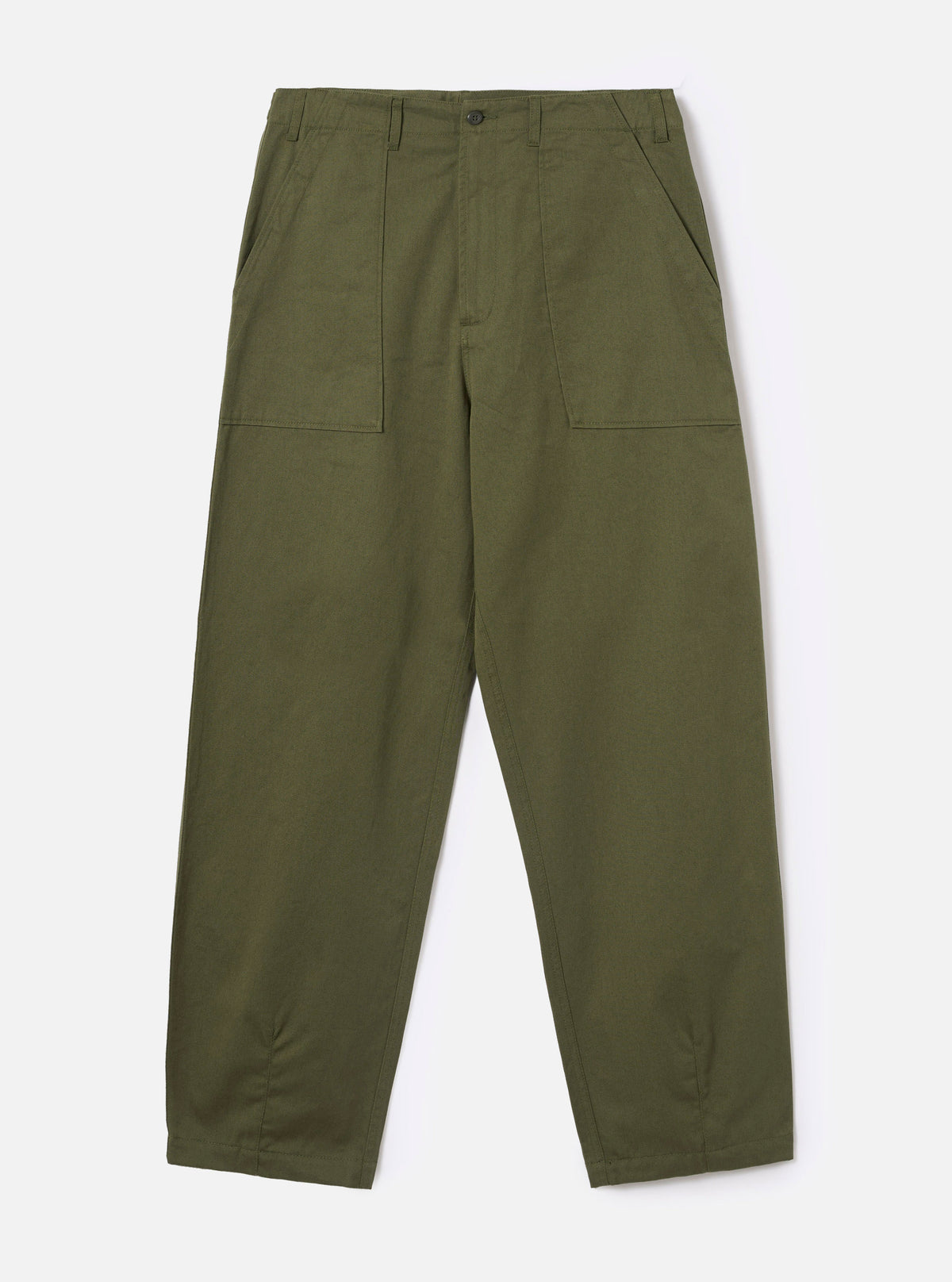 Olive Green Twill Fatigue Pant