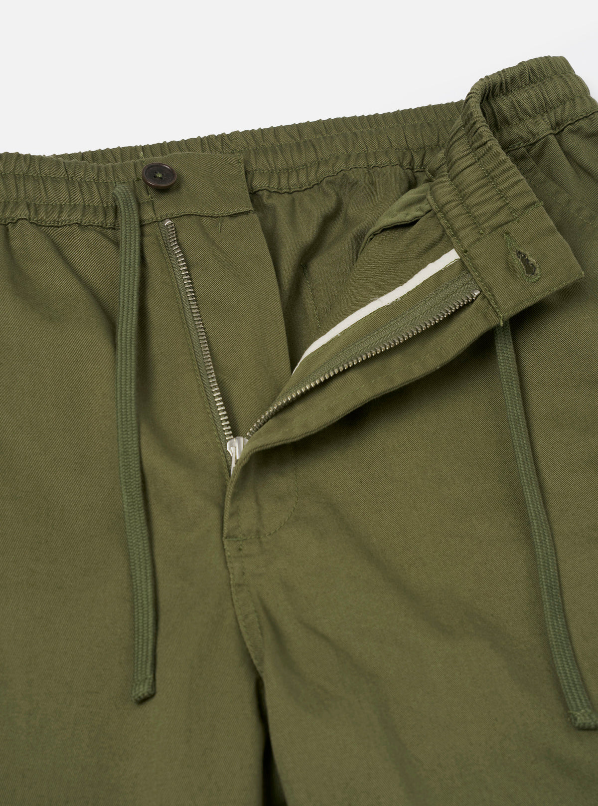 Olive Green Twill Hi Water Trouser