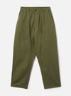 Olive Green Twill Oxford Pant