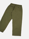 Olive Green Twill Oxford Pant