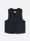 Navy Twill Field Waistcoat