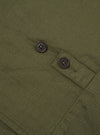 Olive Green Twill Field Waistcoat