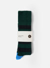 Green/Black Wool Games Sock