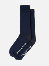 Navy Merino Merino Sock