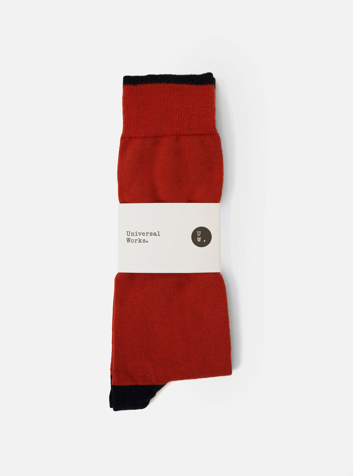 Orange Merino Merino Sock