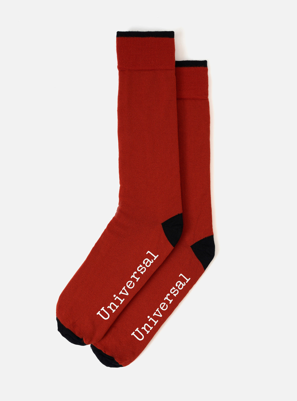 Orange Merino Merino Sock