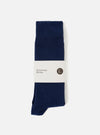 Navy Rib Knit Modal Sock