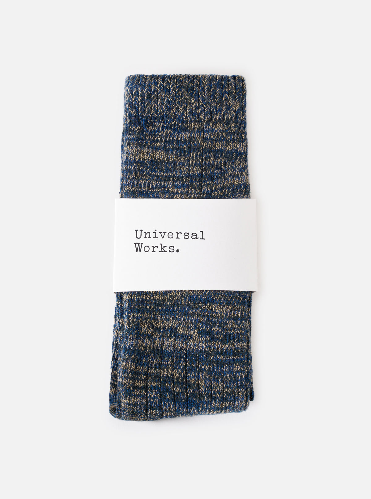 Dark Navy Slub Knit Slub Sock
