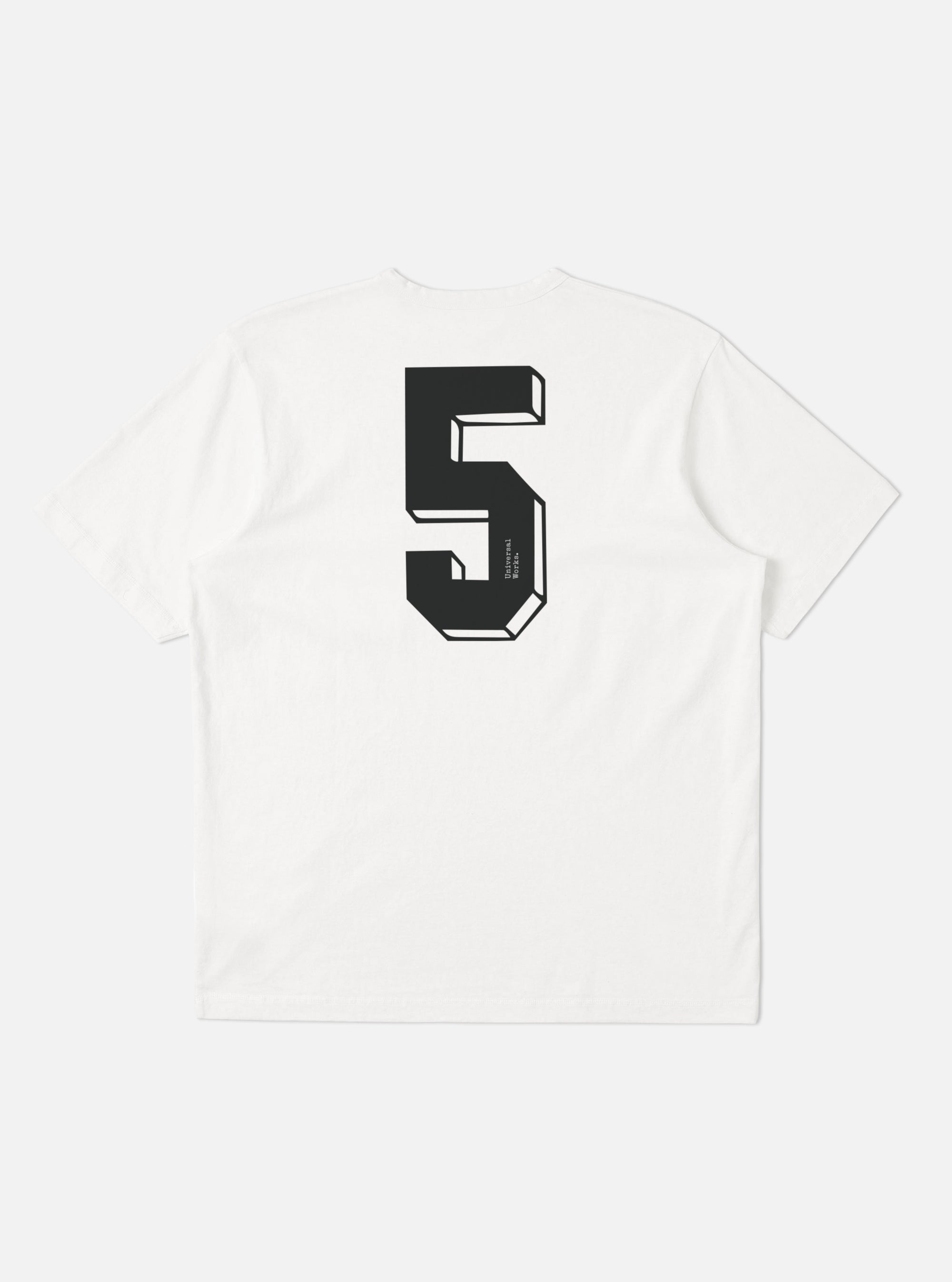 White Single Jersey Charity Football Tee