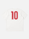 White Single Jersey Charity Football Tee