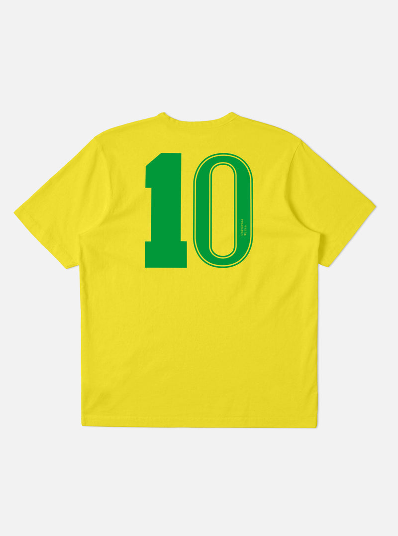 Yellow Single Jersey Charity Football Tee