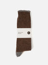Brown Alpaca Wool Alpaca Sock