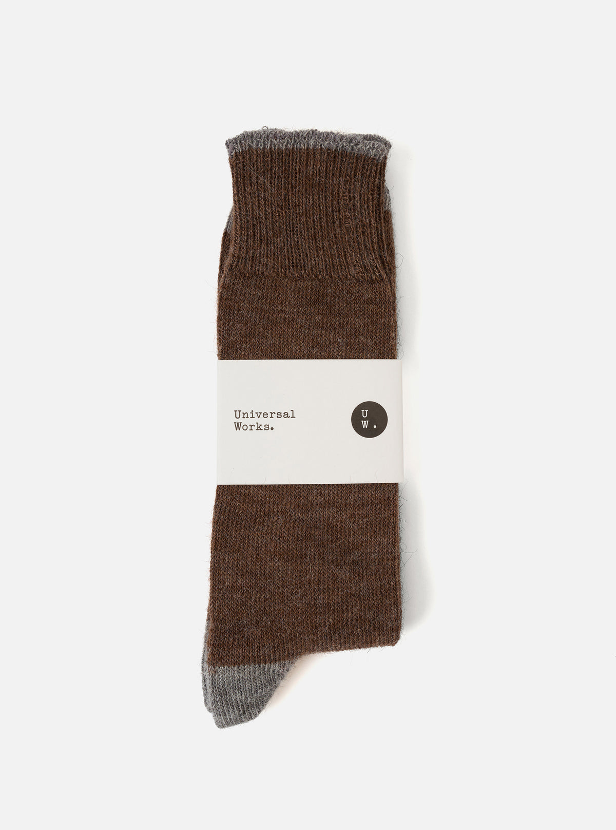 Brown Alpaca Wool Alpaca Sock