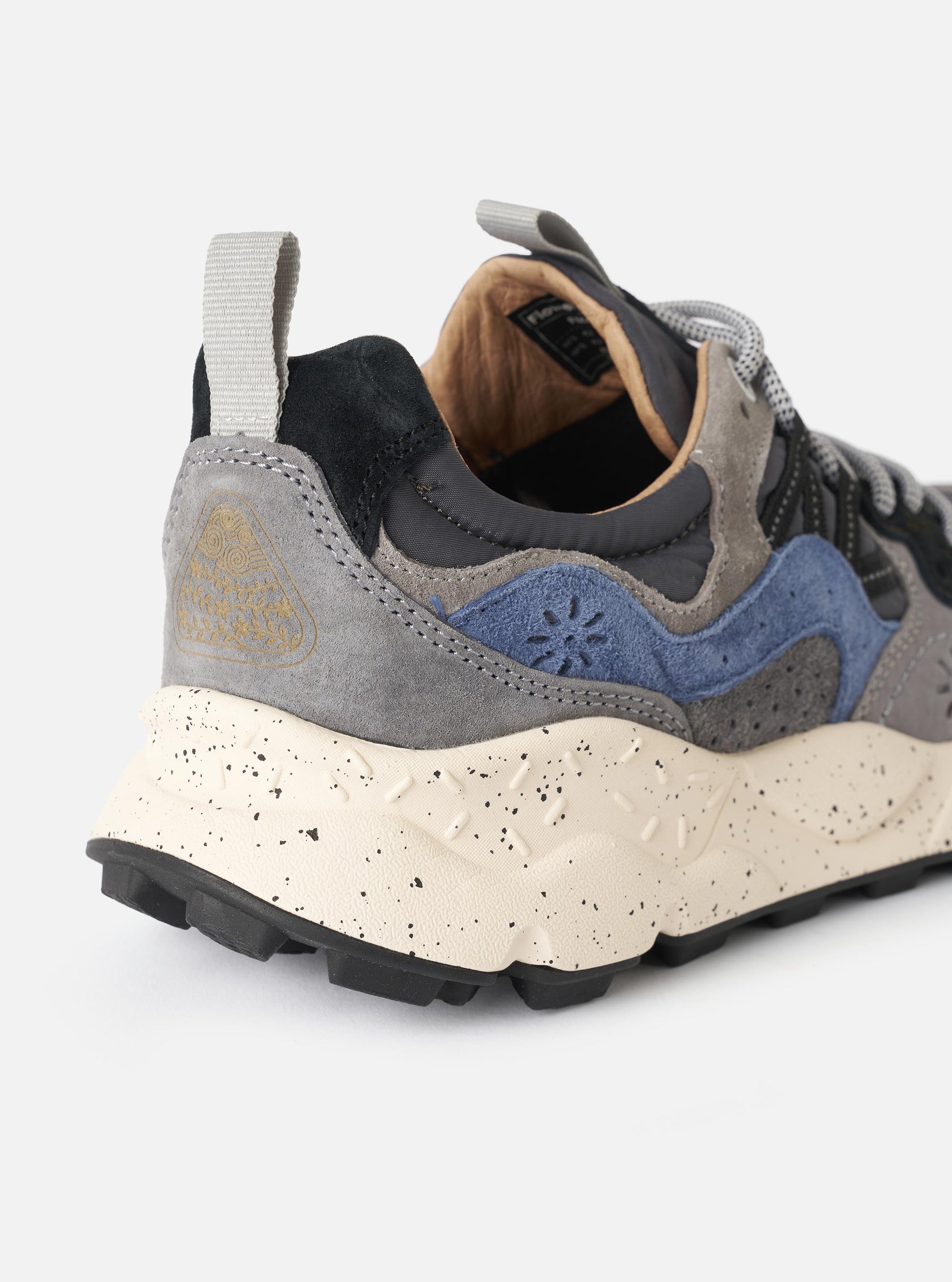 Flower Mountain Dark Grey/Grey/Navy Suede/Nylon Yamano 3 Man
