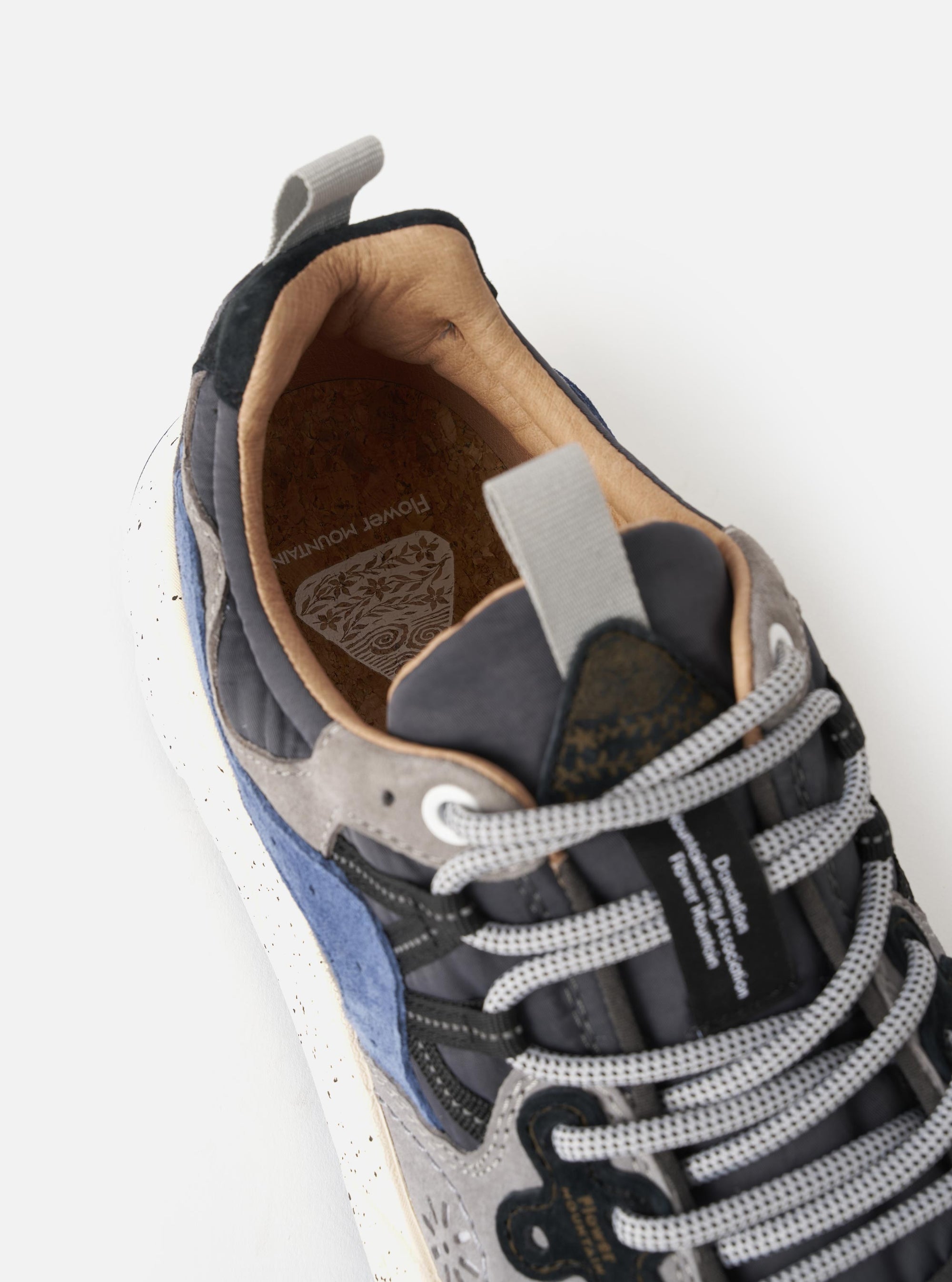 Flower Mountain Dark Grey/Grey/Navy Suede/Nylon Yamano 3 Man