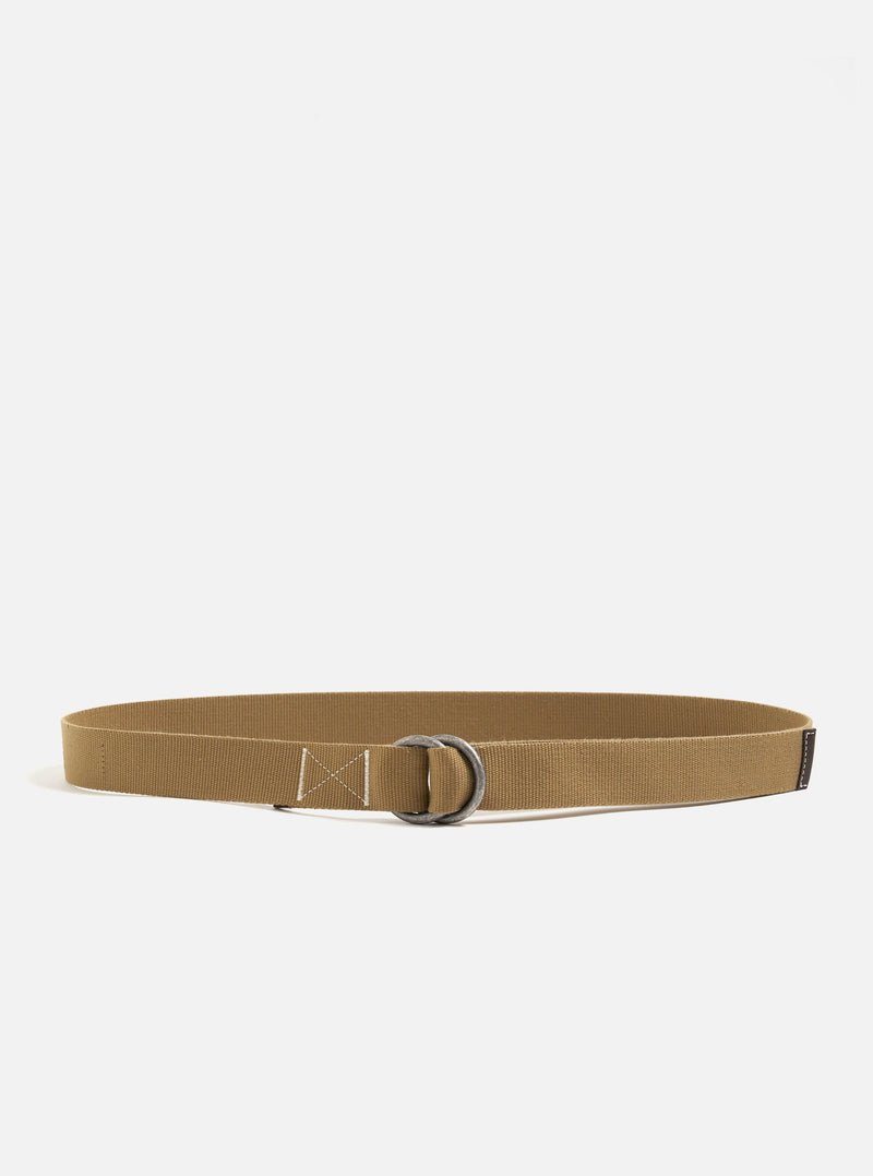 Dark Sand Canvas O Ring Belt
