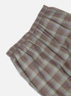 Close-up of the Green/Brown Check Pyjama Pant on a white background. The fabric is a soft, brushed cotton with an elastic waistband.