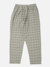 The Green PJ Plaid Pyjama Pant, displayed on a white background. The pants are a loose fit, with an elastic waistband and a plaid pattern in shades of green, gray, and yellow.