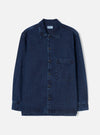 Indigo Work Denim Fatigue Shirt