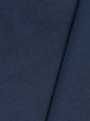 A close-up swatch showing the fabric detail of the Navy Recycled Polytech City Waistcoat. The image displays the dark navy color and smooth, technical texture of the recycled polytech material.