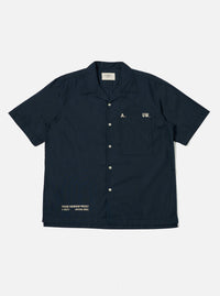 A. SOCIETY x Universal Works Navy Broadcloth Camp Shirt