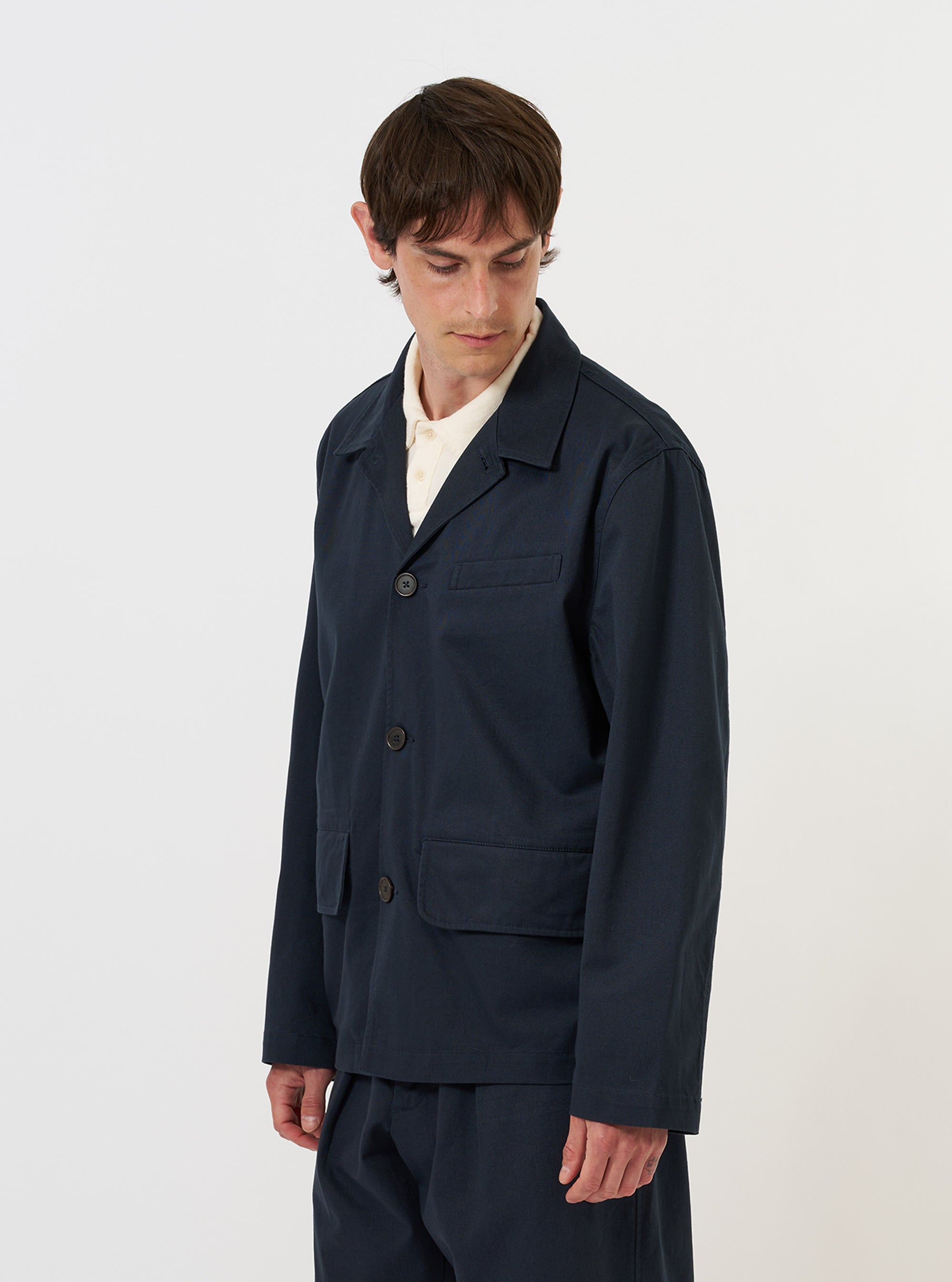 Navy Twill Franck Jacket