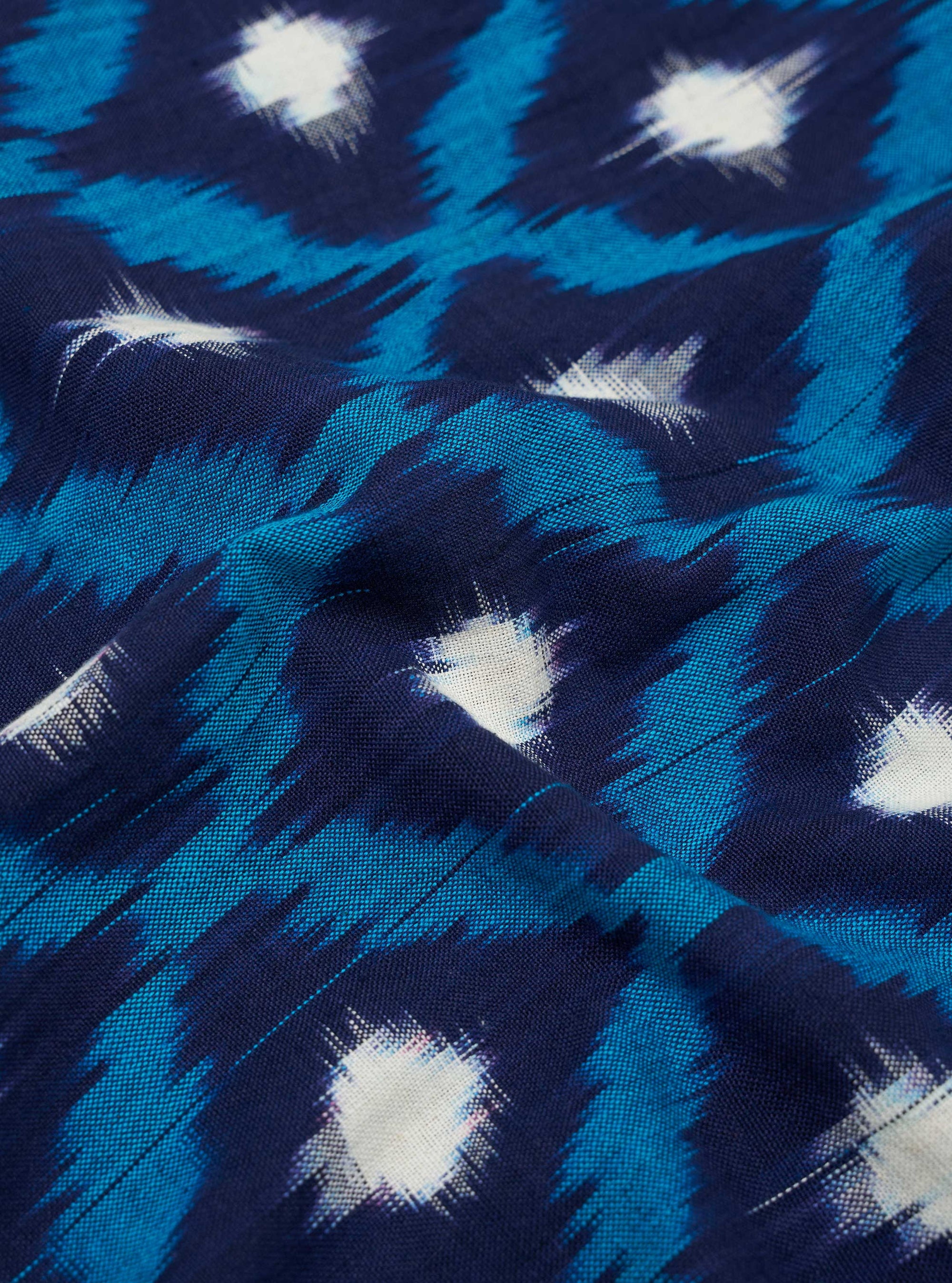 Indigo Diamond Ikat Pyjama Short