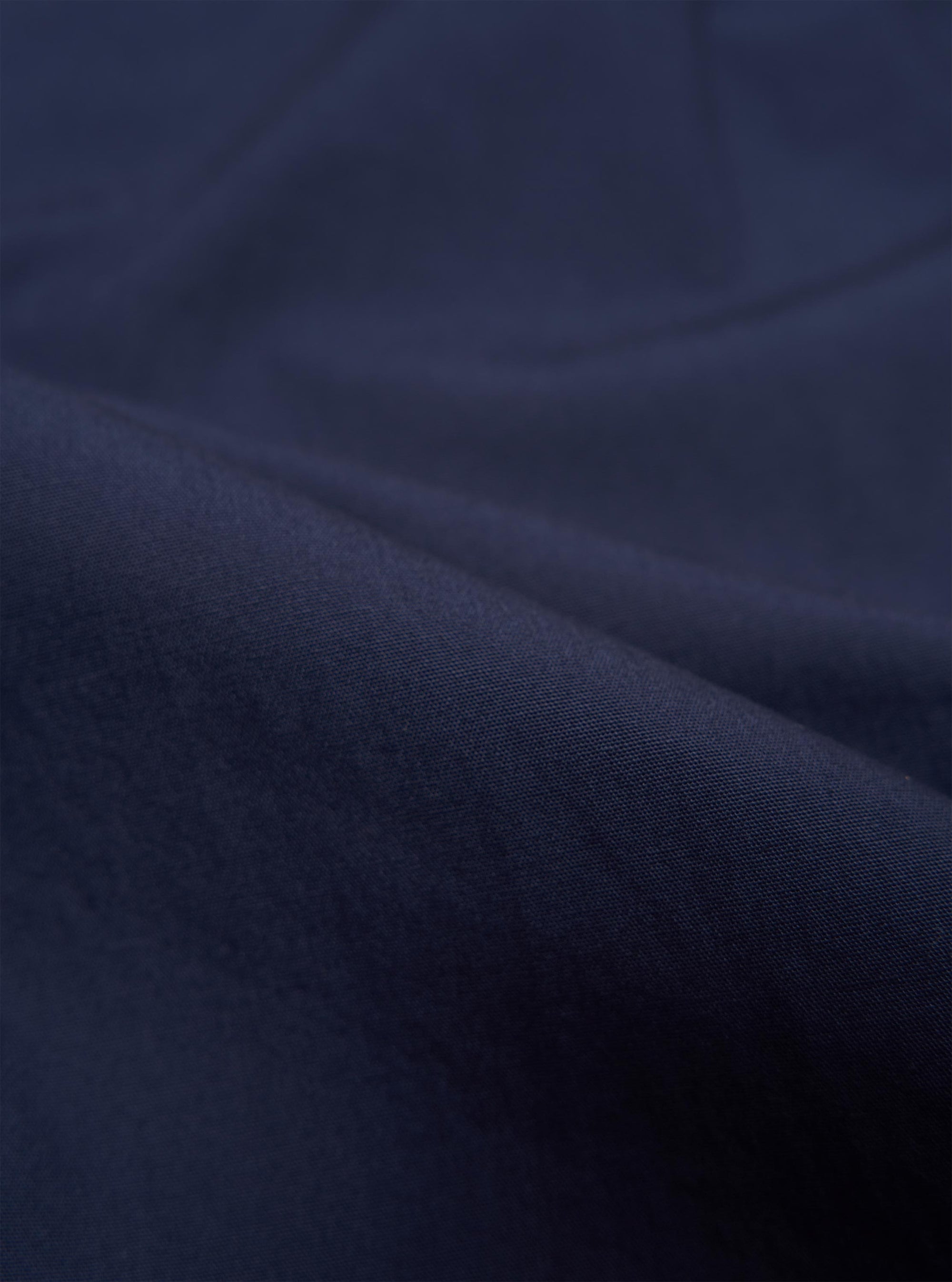 Navy Peached Poplin Manor Jacket