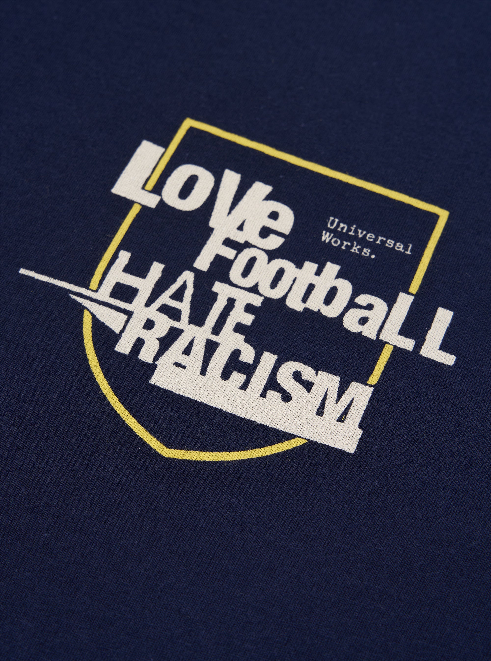 Navy Single Jersey Charity Football Tee