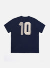 Navy Single Jersey Charity Football Tee