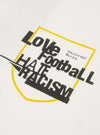 White Single Jersey Charity Football Tee