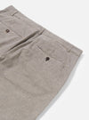 The Multi Lucas Cotton Mix Military Chino is shown as a flat lay from a side angle against a plain white background. The image highlights the side profile of the trousers, showcasing the multi-colored check pattern and the tapered leg construction from the waistband to the hem.