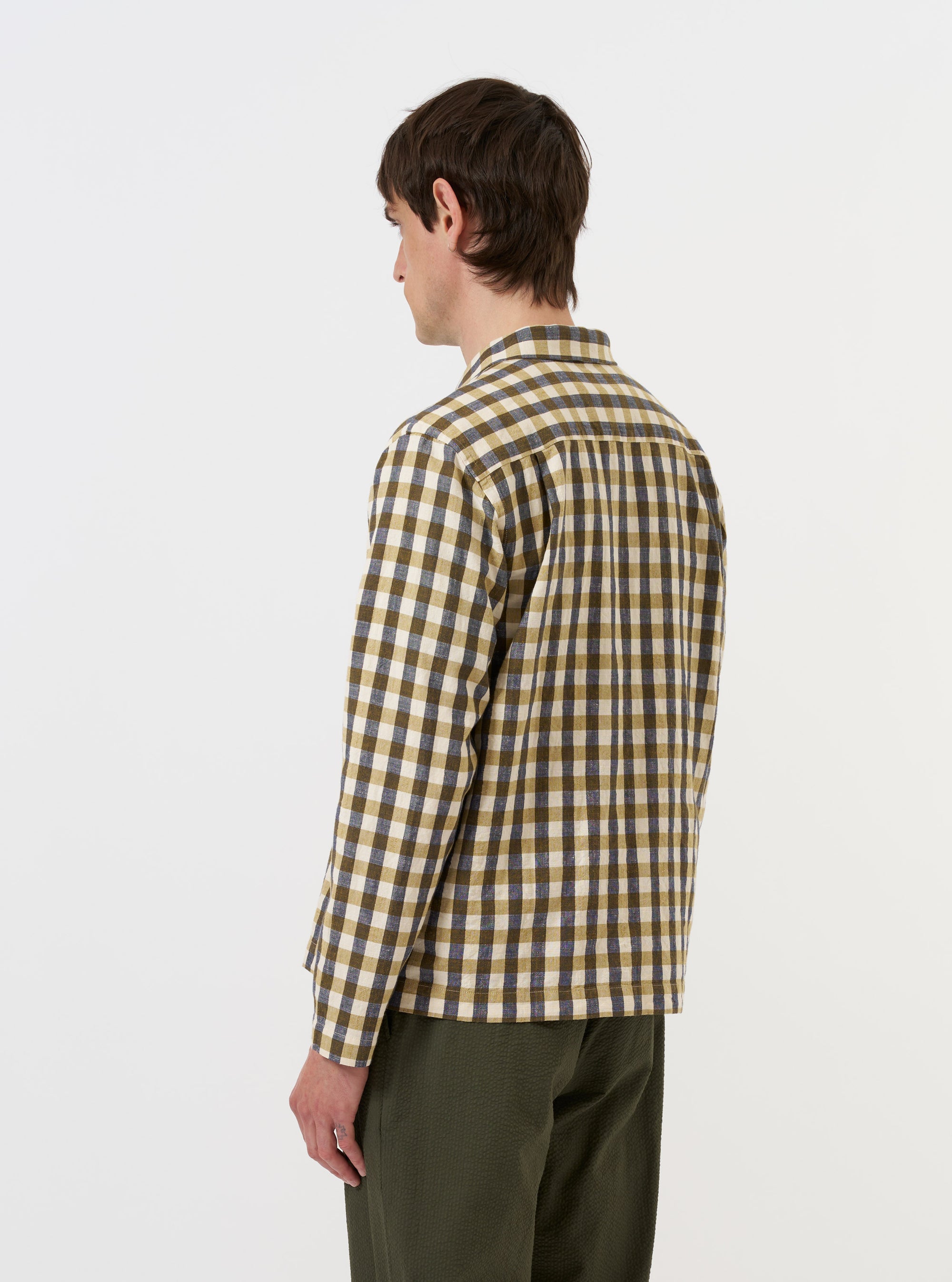 Olive Aberdeen Lincot Zip Shirt