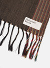 Alternate product view of the Multi Reversible Wool Himalayan Scarf set against a plain backdrop. The photo highlights the reversible multi-colored pattern, rich wool texture, and folded arrangement.