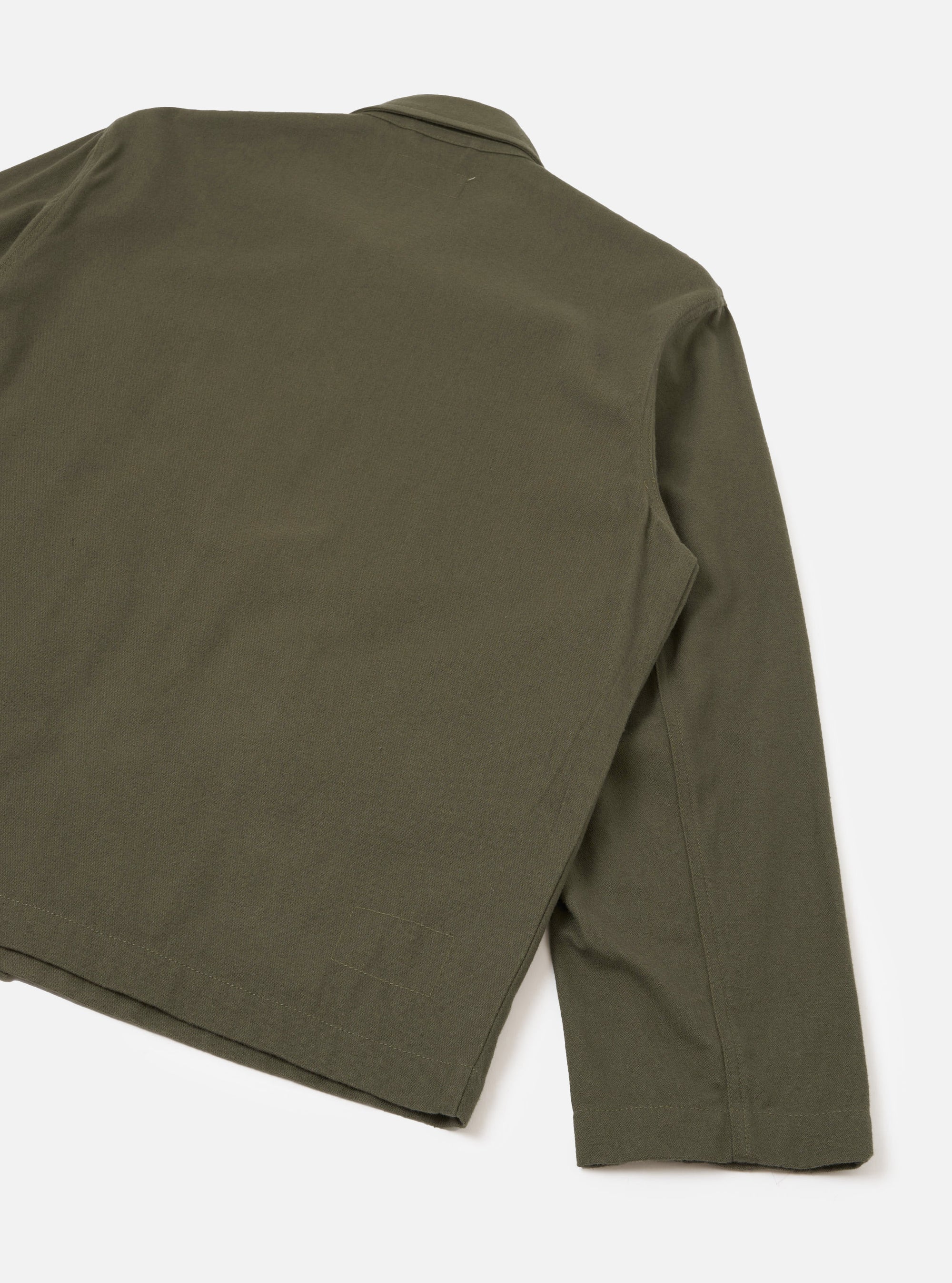 Olive Brushed Moleskin Franck Jacket