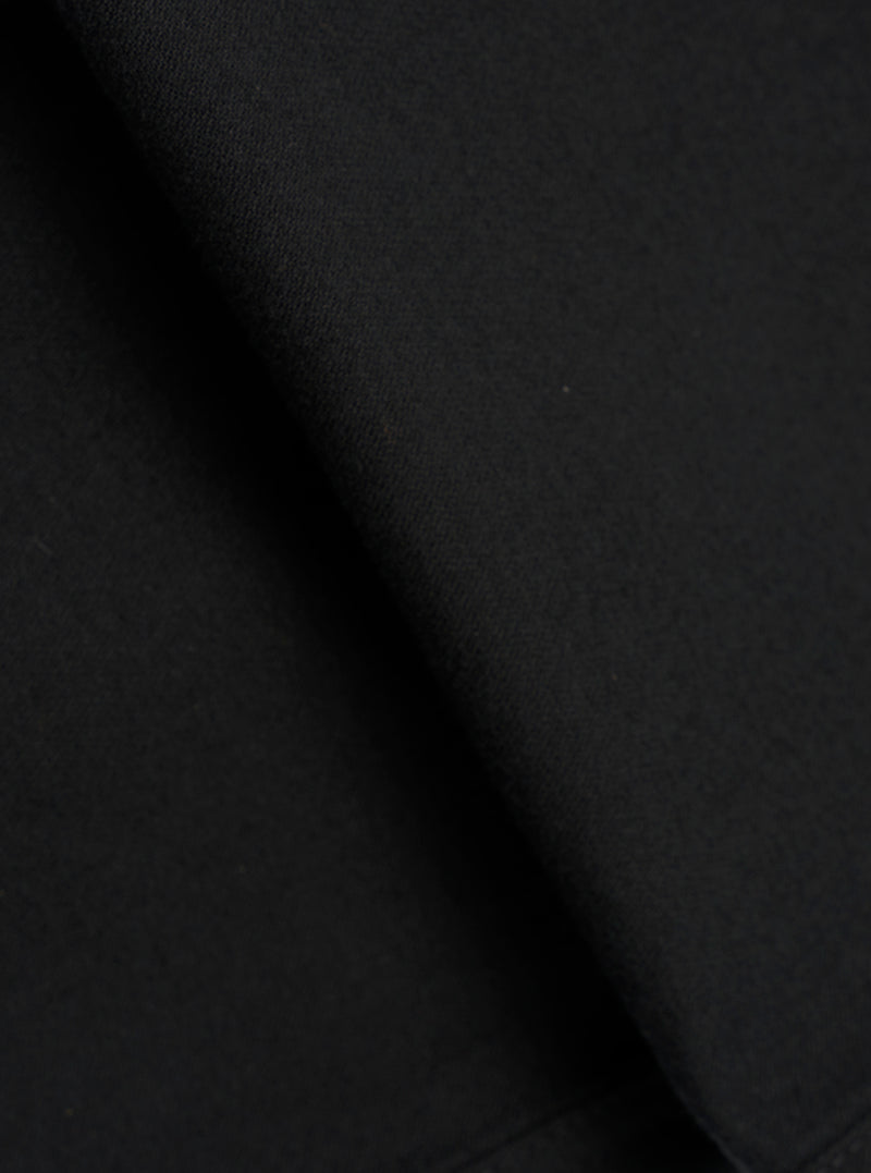 Black Brushed Moleskin Hi Water Trouser