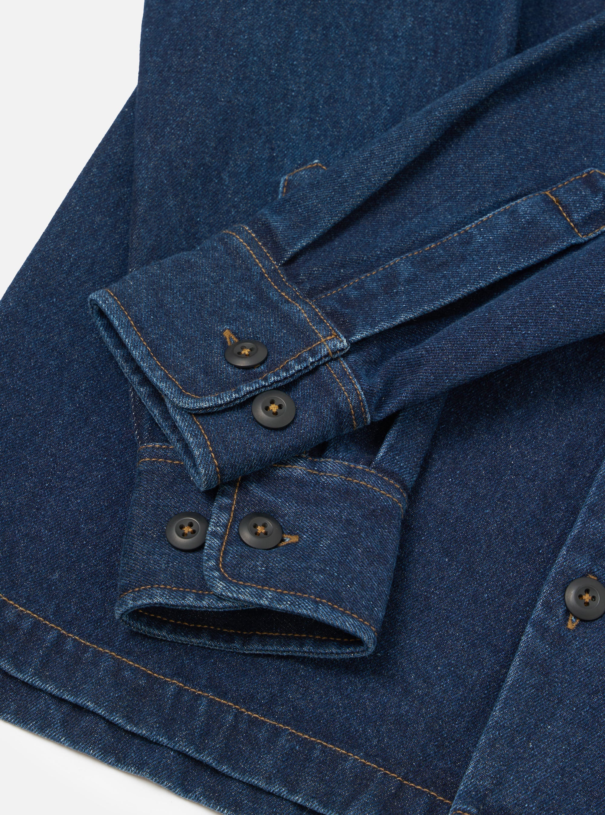 Indigo Work Denim Fatigue Shirt